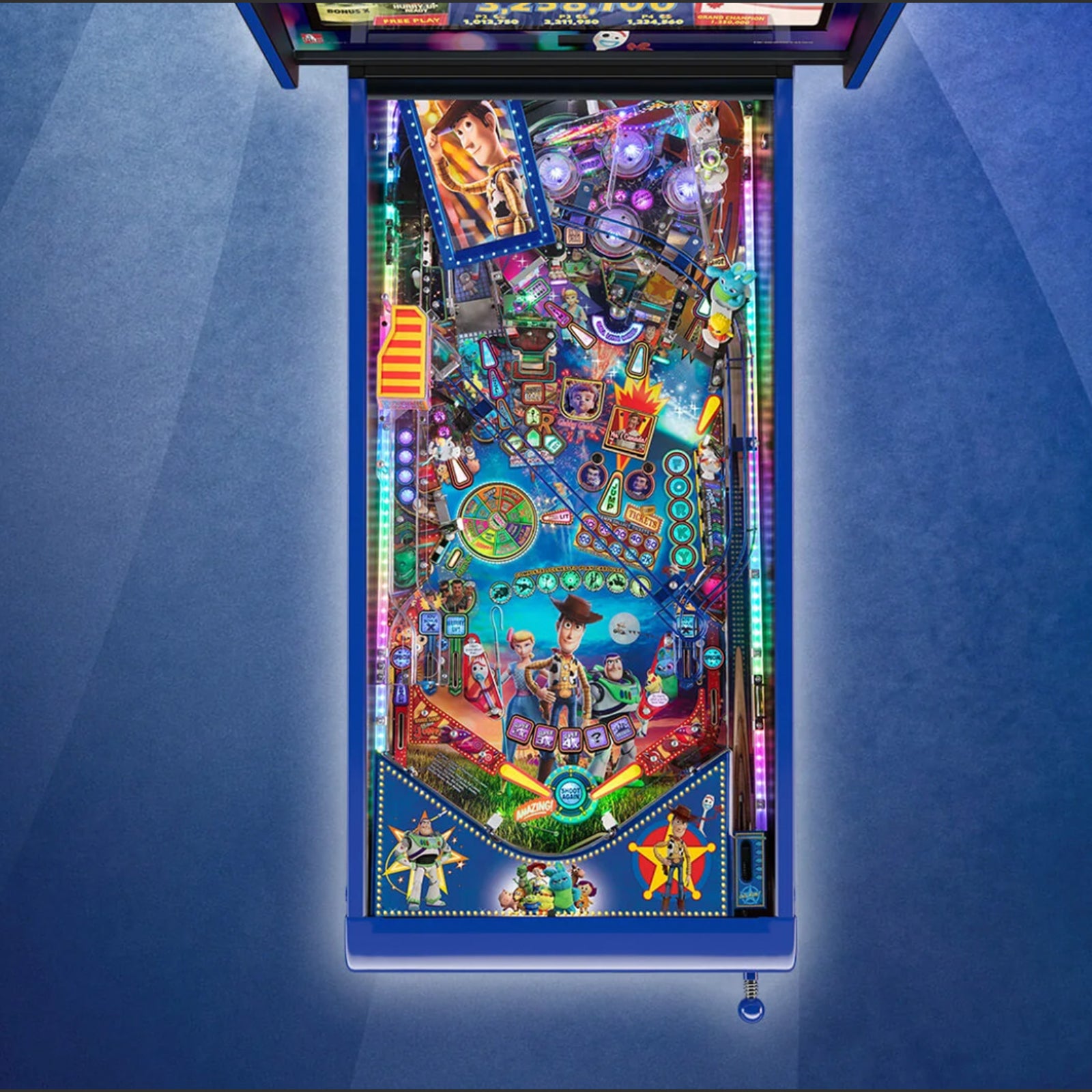 Nitro Pinball Sales USA Toy Story Limited Edition Jersey Jack Pinball Machine