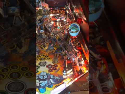 Nitro Pinball Sales Playfield Accessories Mandalorian Interactive Illuminated FLOATING Grogu! video
