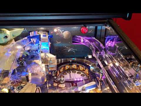 Nitro Pinball Sales Playfield Accessories Mandalorian Glowing Dual Color Ramp Light Kit - Purple & Blue video