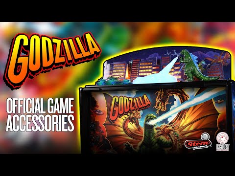 Nitro Pinball Sales USA Stern Accessories GODZILLA "Heat Ray Destruction" Pinball Topper