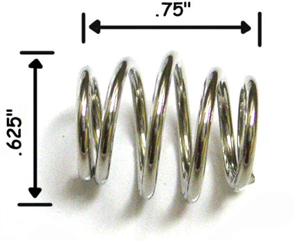 Ball Shooter (Plunger) Barrel Spring - 0.75" Long