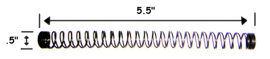 Ball Shooter (Plunger) Inner Spring