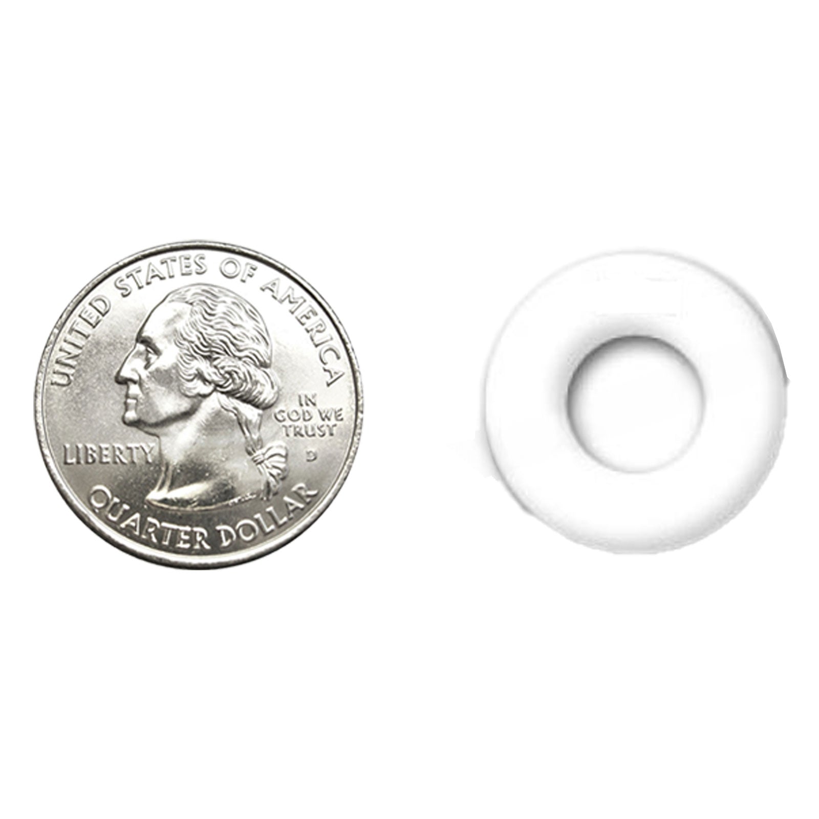 Nitro Pinball Sales Parts & Accessories 3/8" White Bumper Post Rings