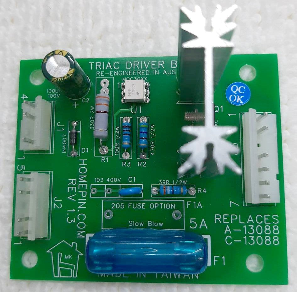 Homepin - Triac Driver Board - Nitro Pinball Sales