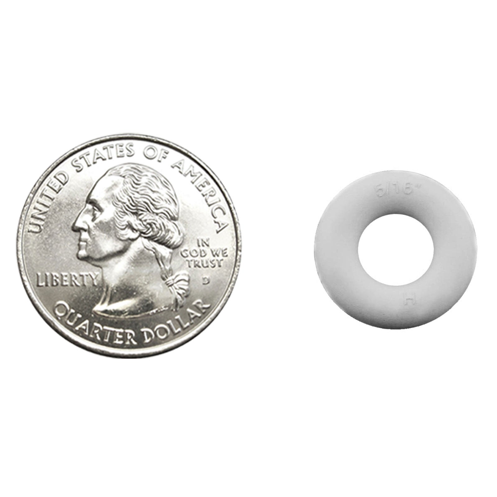Nitro Pinball Sales Parts & Accessories 5/16" White Bumper Post Ring
