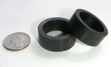 1" x 1/2" Mini Black Flipper Rubber