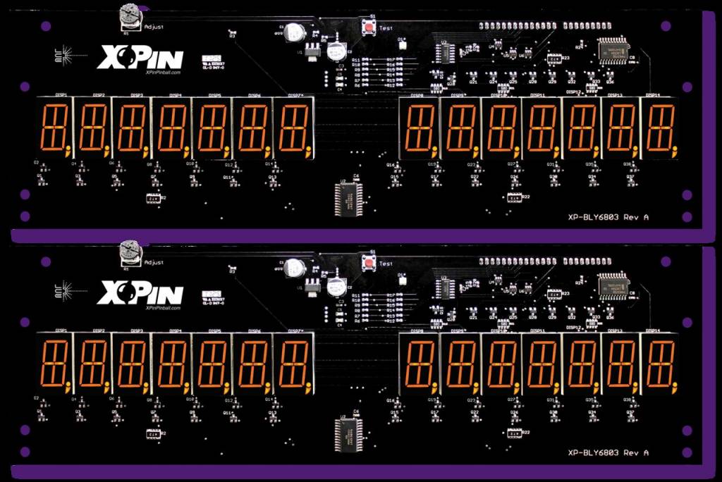 XP-BLY6803-Orange BALLY-7 Digit Display - Nitro Pinball Sales