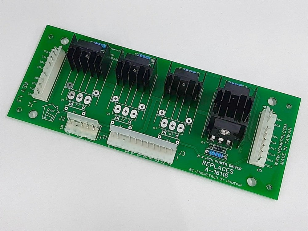 Homepin - 8 x High Power Driver Board (Twilight Zone) WMS A-16116