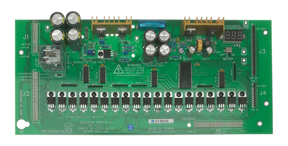 Homepin - Bally/Stern SS Solenoid Driver Board A3: AS-2518-16 / 22