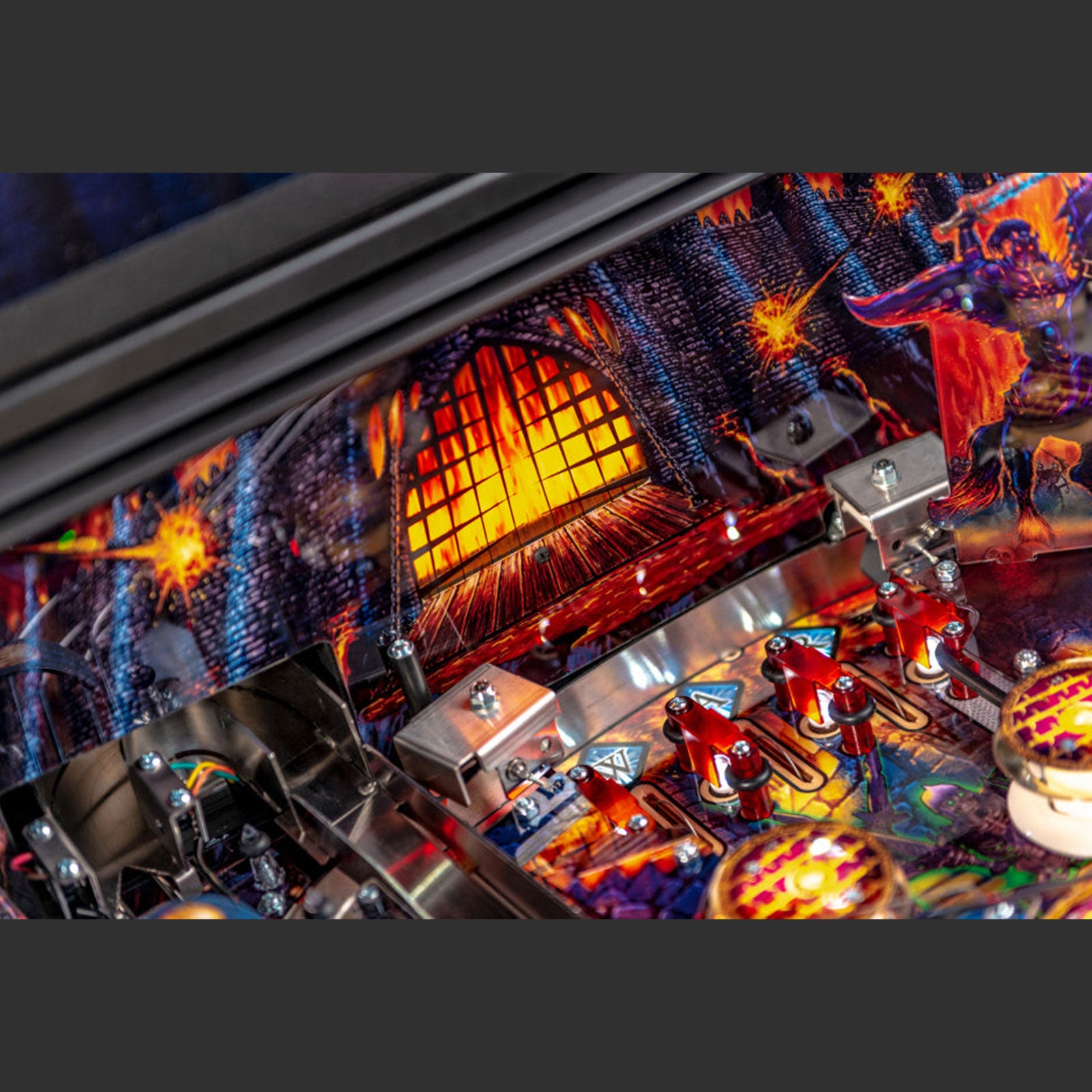 Nitro Pinball Sales Pinball Machine Stern Black Knight: Sword of Rage Pro Playfield