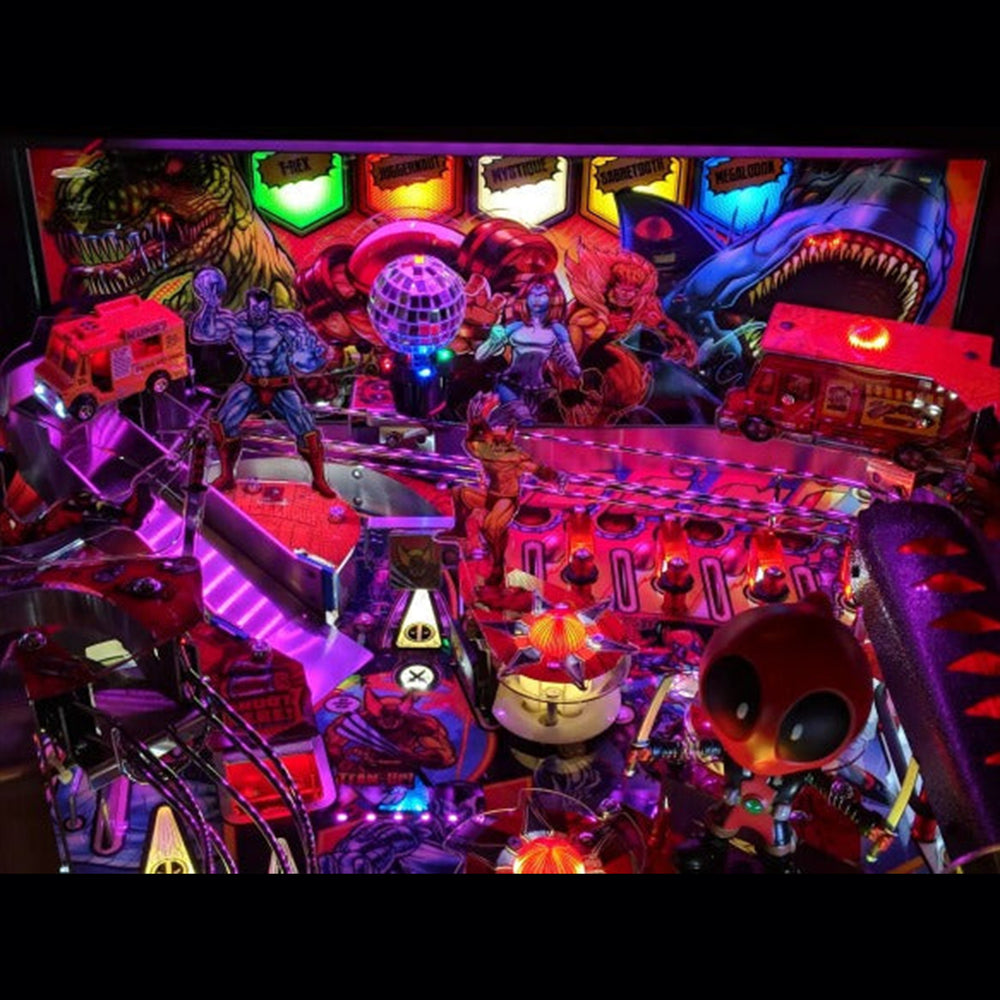 Deadpool Pinball LED Strip Backboard Light Kit - WHITE