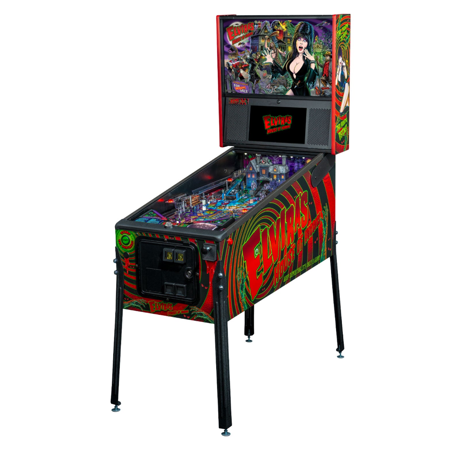 Nitro Pinball Sales USA Stern Pinball Machine ELVIRA: House of Horrors: PREMIUM