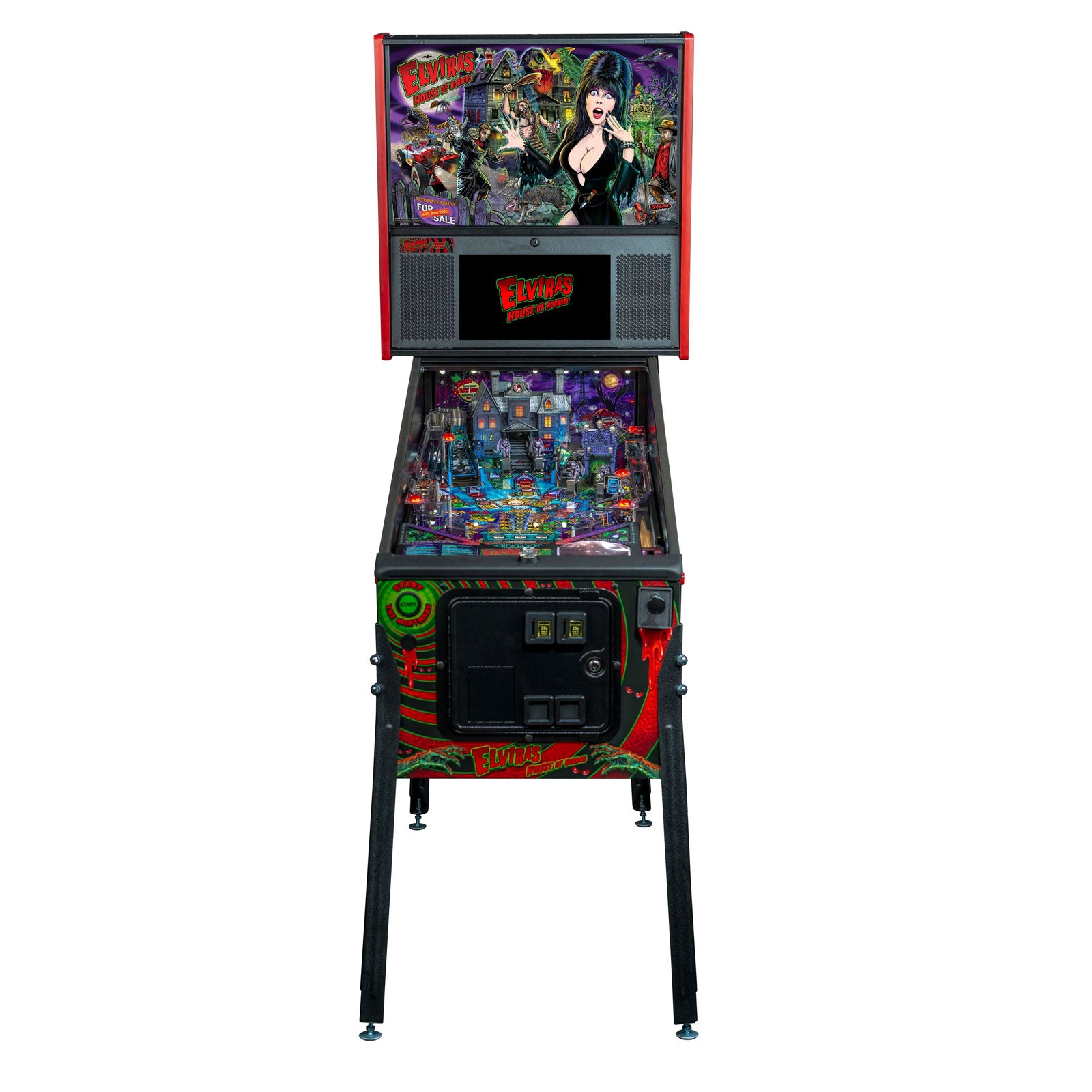 Nitro Pinball Sales USA Stern Pinball Machine ELVIRA: House of Horrors: PREMIUM