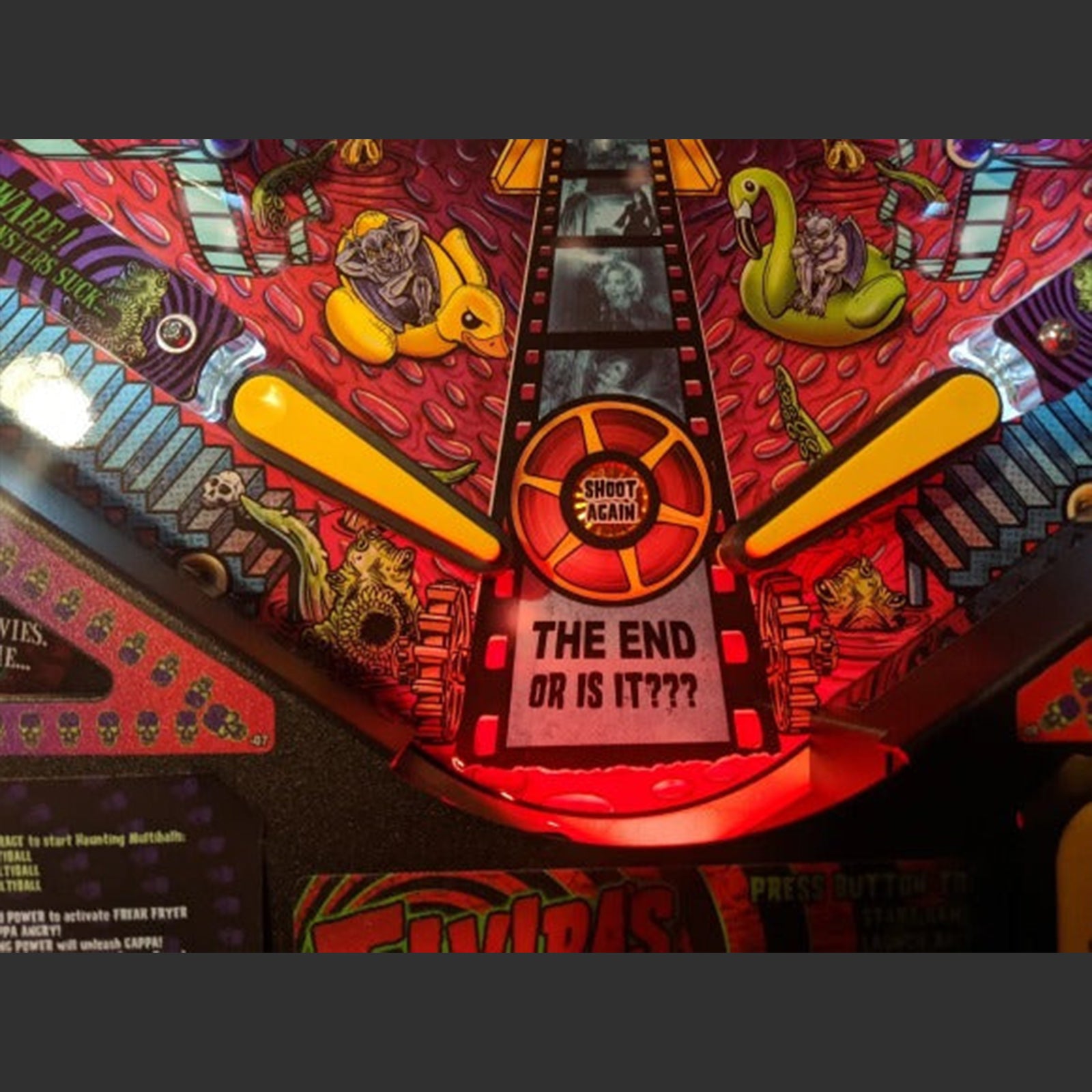 Nitro Pinball Sales Playfield Accessories Elivra's House of Horrors Pinball RED LED Strip Trough Light Kit