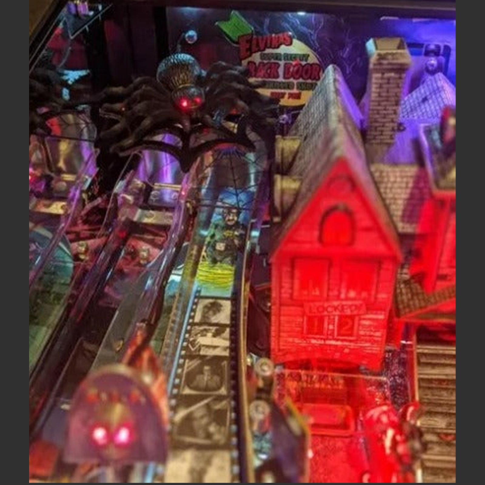 Nitro Pinball Sales Playfield Accessories Elvira's House of Horrors Illuminated Spider Mod