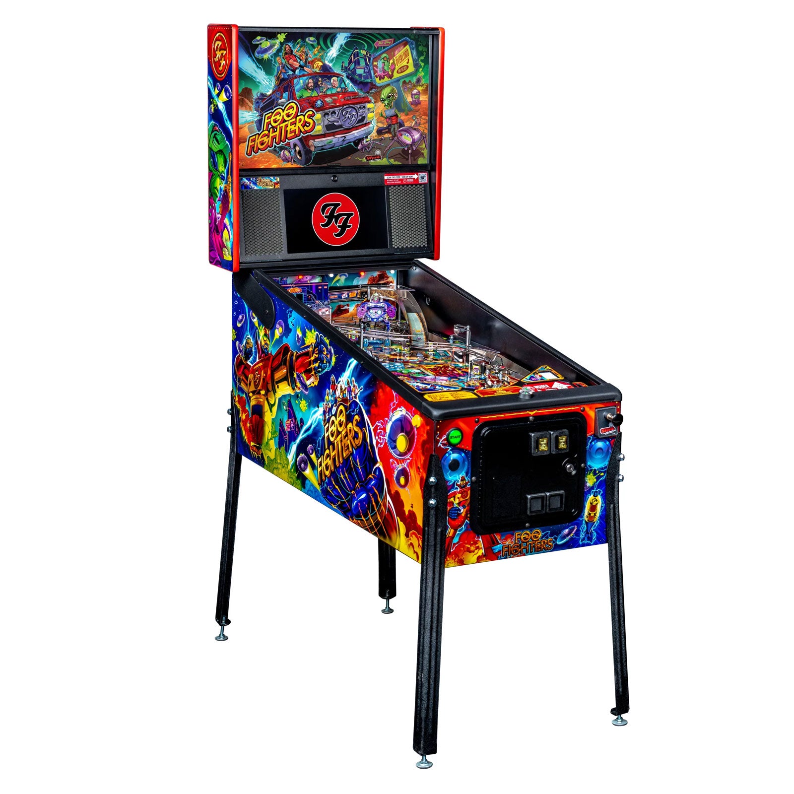 Nitro Pinball Sales USA Stern Pinball Machine FOO FIGHTERS PRO