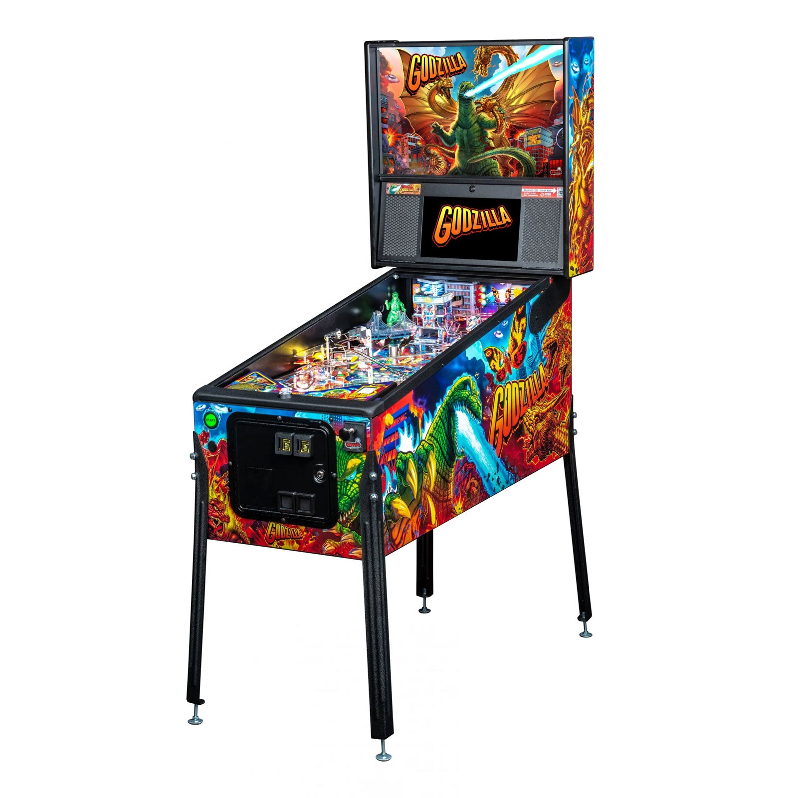 Nitro Pinball Sales USA - Stern Pinball Machine Godzilla Premium