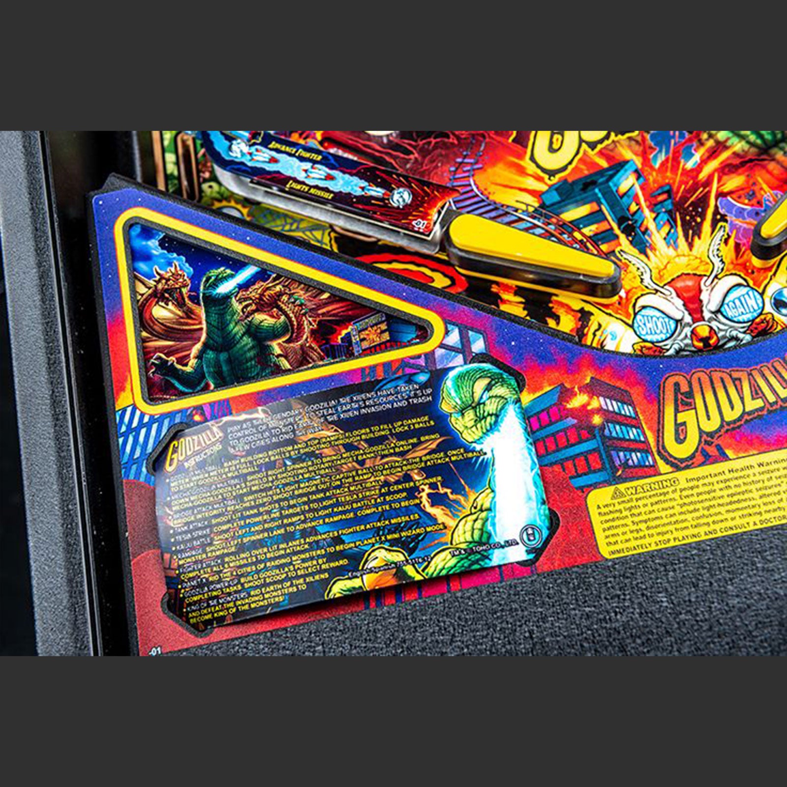 Nitro Pinball Sales USA - Stern Pinball Machine Godzilla Premium