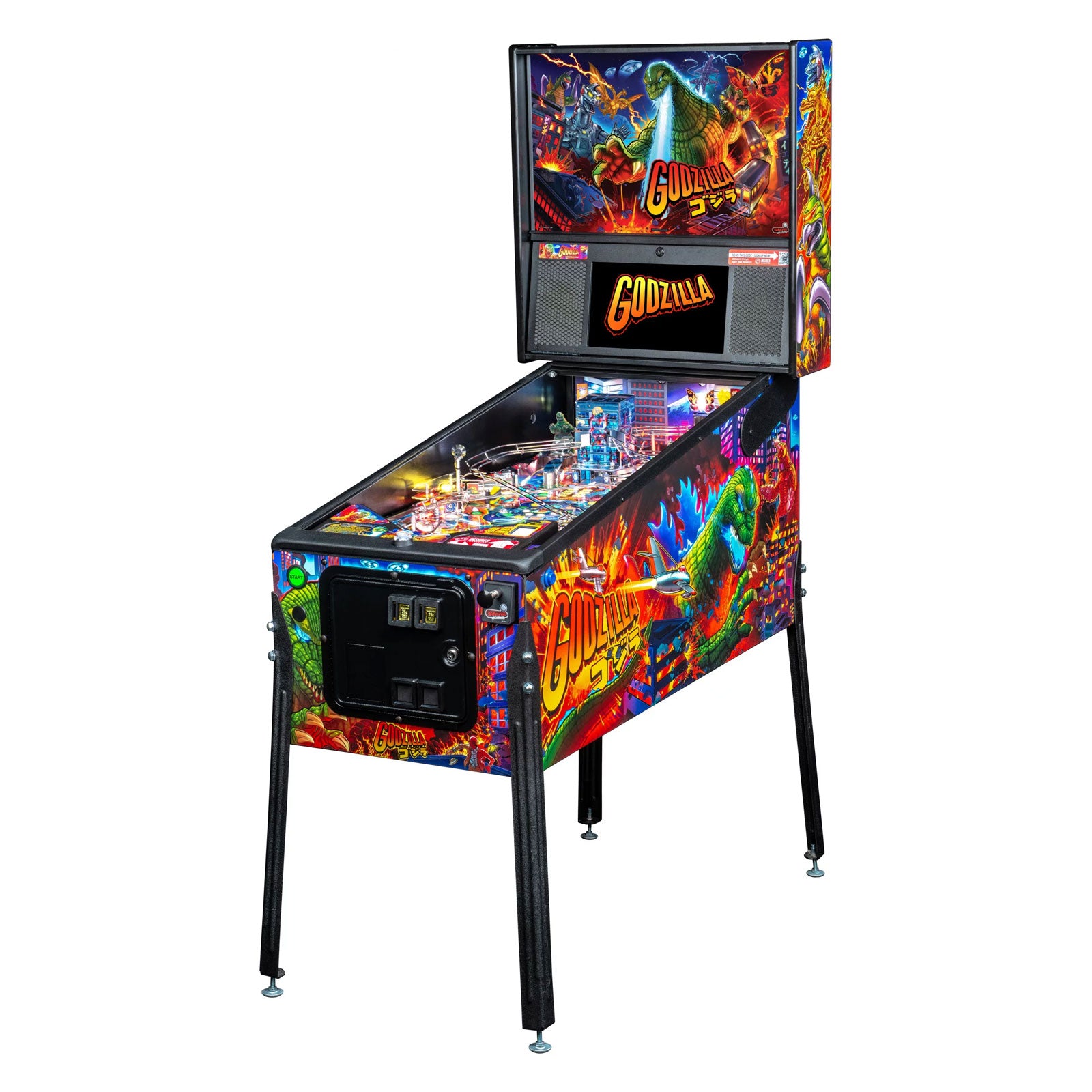 Nitro Pinball Sales USA - Stern Pinball Machine Godzilla Pro