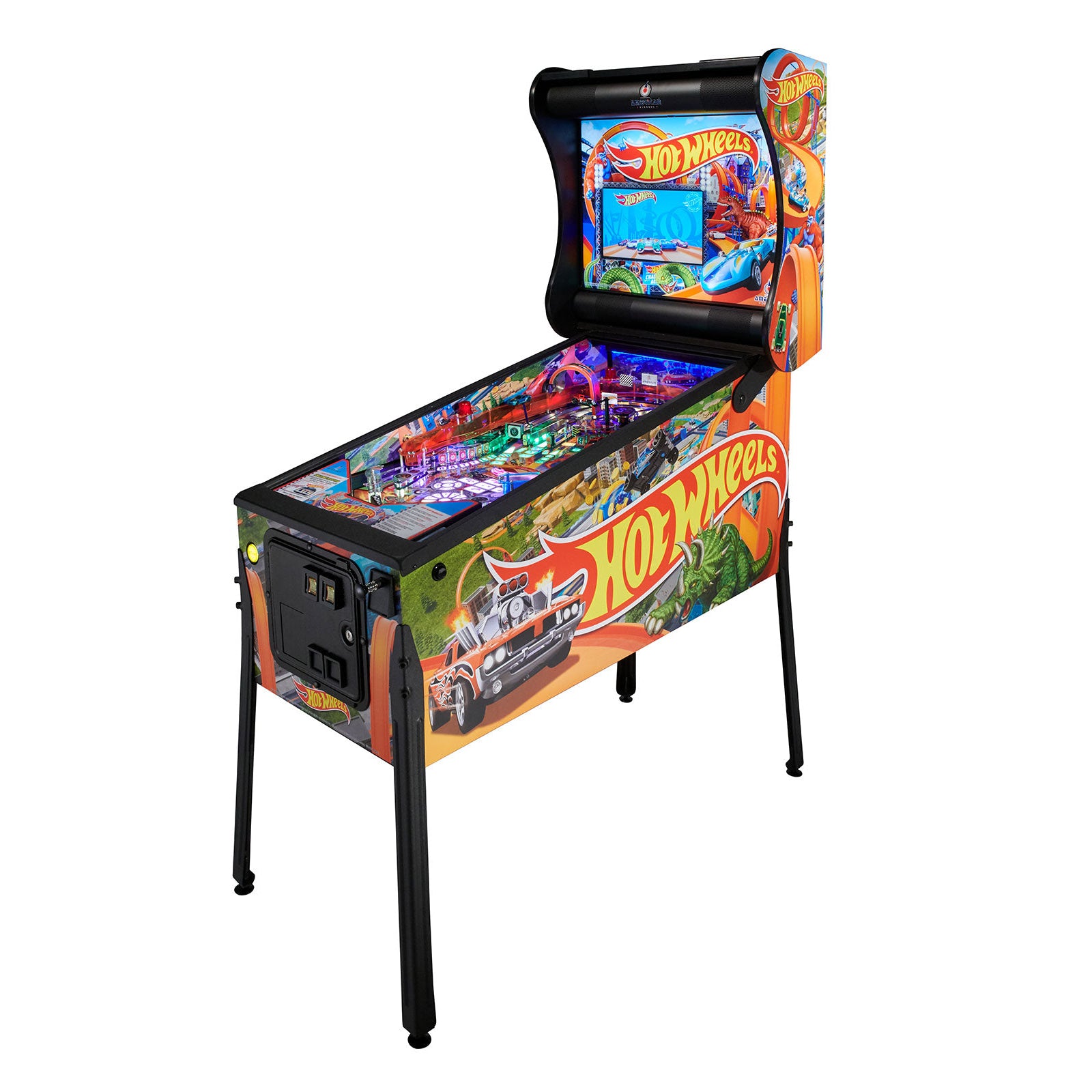 Nitro Pinball Sales USA Hot Wheels Classic Edition American Pinball Machine 