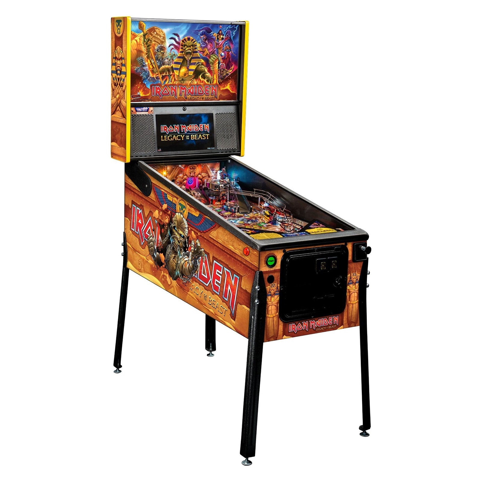 Nitro Pinball Sales Stern Pinball Machine IRON MAIDEN: Legacy of the Beast Premium