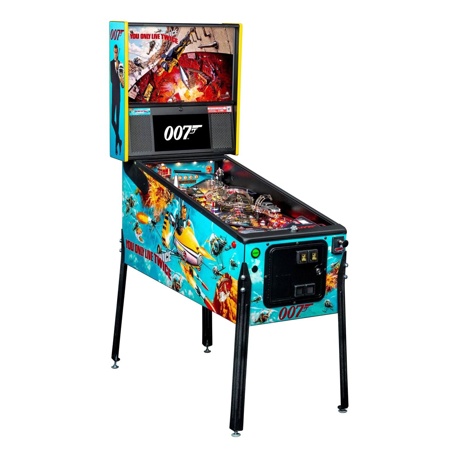 Nitro Pinball Sales USA Stern James Bond 007 Premium (You Only Live Twice)  Pinball Machine