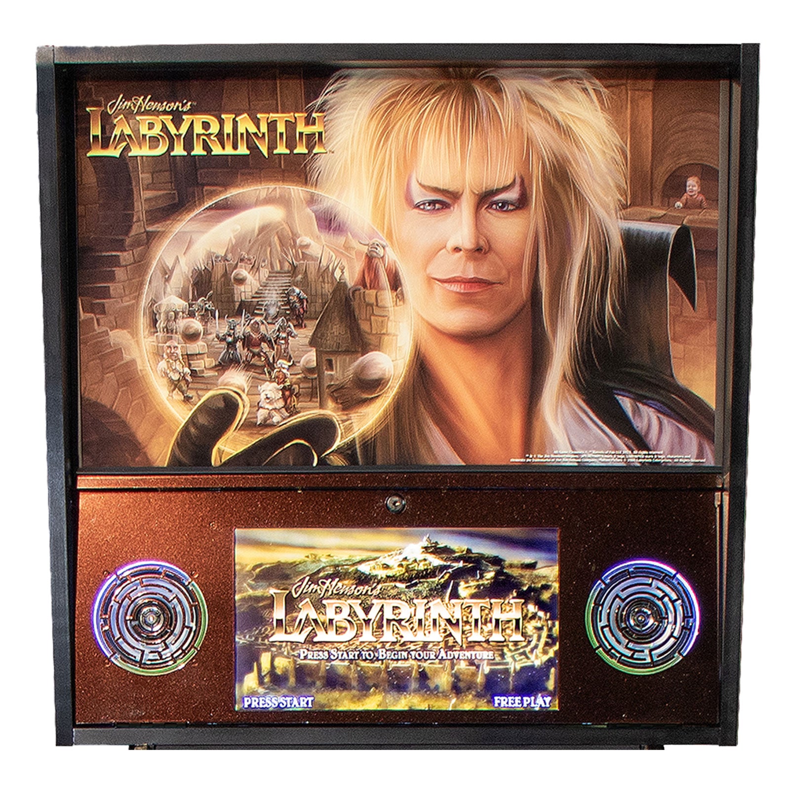 Nitro Pinball Sales USA Barrels of Fun Pinball Machine Jim Henson’s Labyrinth