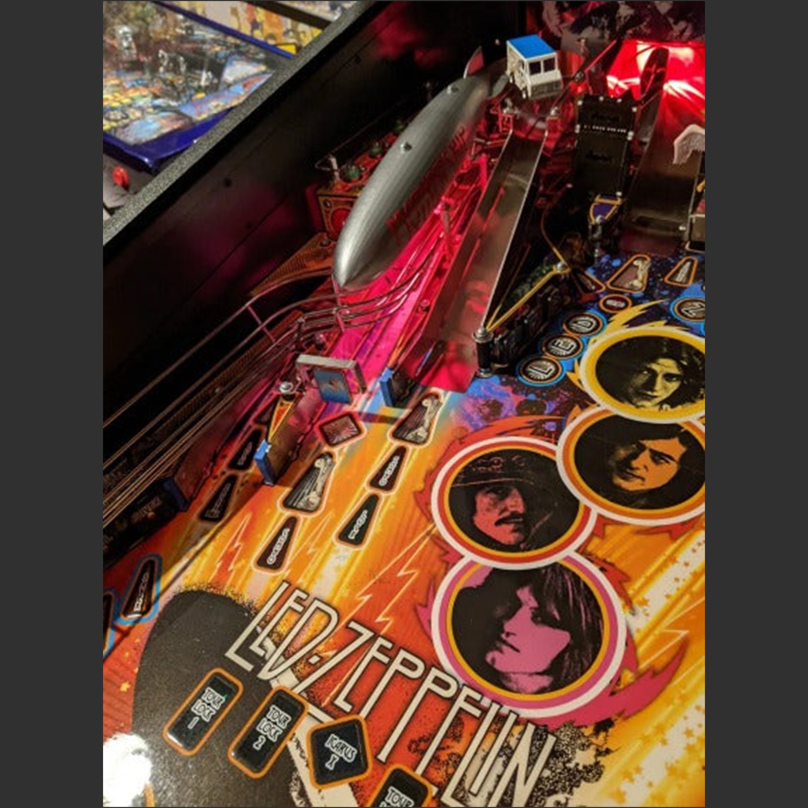 Nitro Pinball Sales USA Stern Accessories Led Zeppelin Pinball RGB Combo w/Mothership Decal