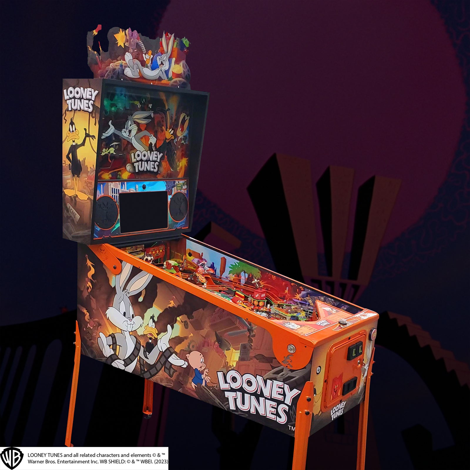 Nitro Pinball Sales USA Looney Tunes Collector's Edition Spooky Pinball Machine