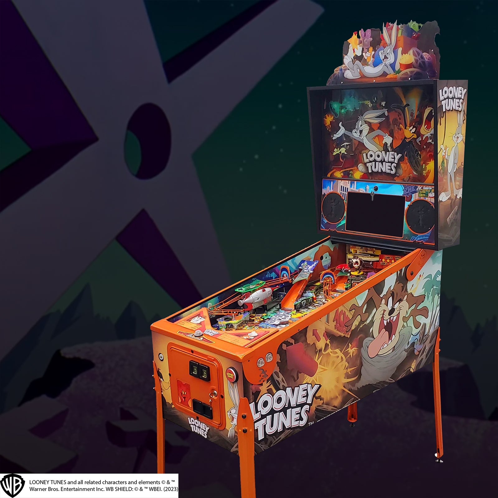 Nitro Pinball Sales USA Looney Tunes Collector's Edition Spooky Pinball Machine