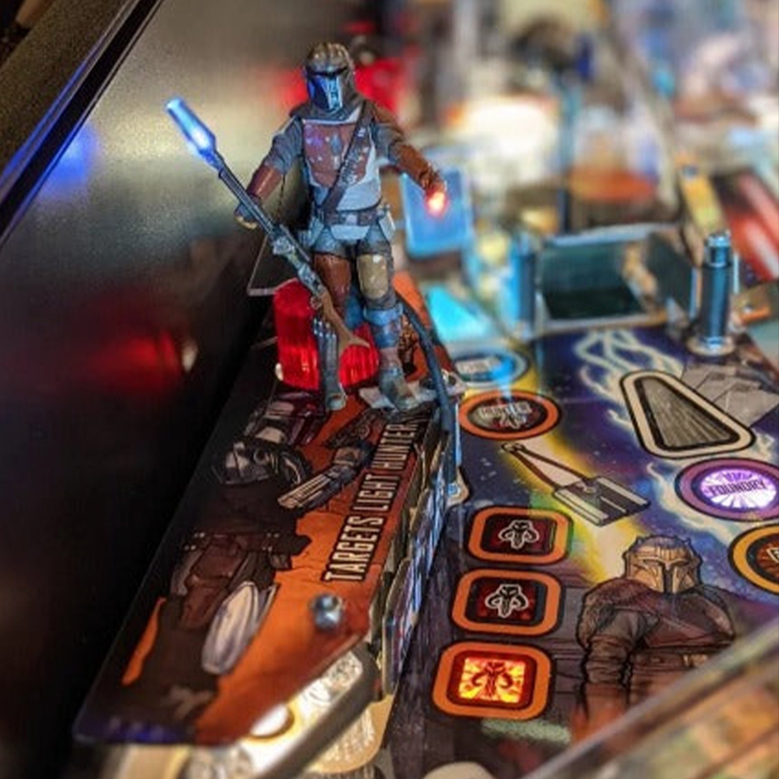 Nitro Pinball Sales Playfield Parts and Accessories Mandalorian Illuminated Figurine