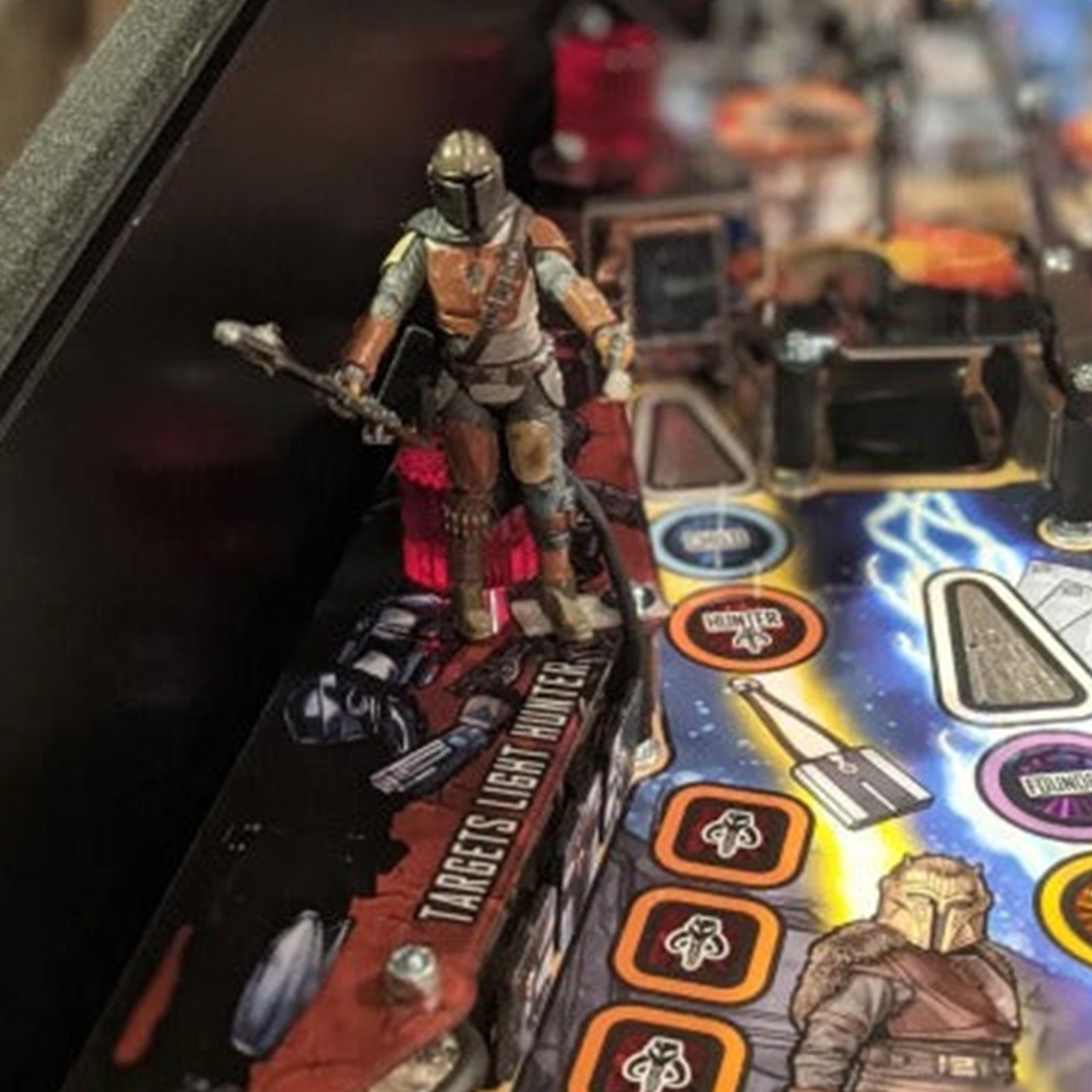 Nitro Pinball Sales Playfield Parts and Accessories Mandalorian Illuminated Figurine