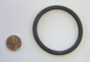 2-1/2" Black Rubber Ring