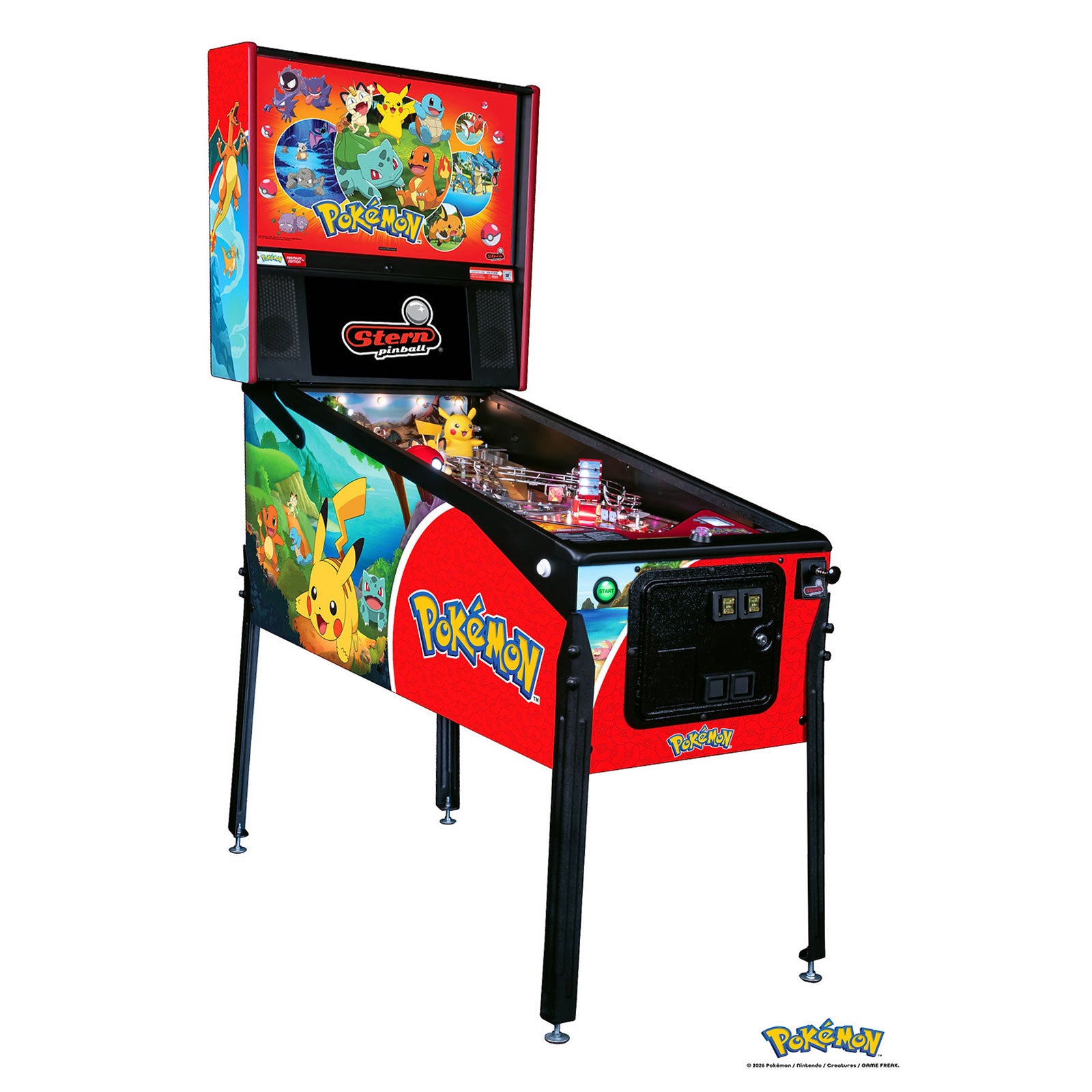 Nitro Pinball Sales Pokémon Premium Stern Pinball Machine