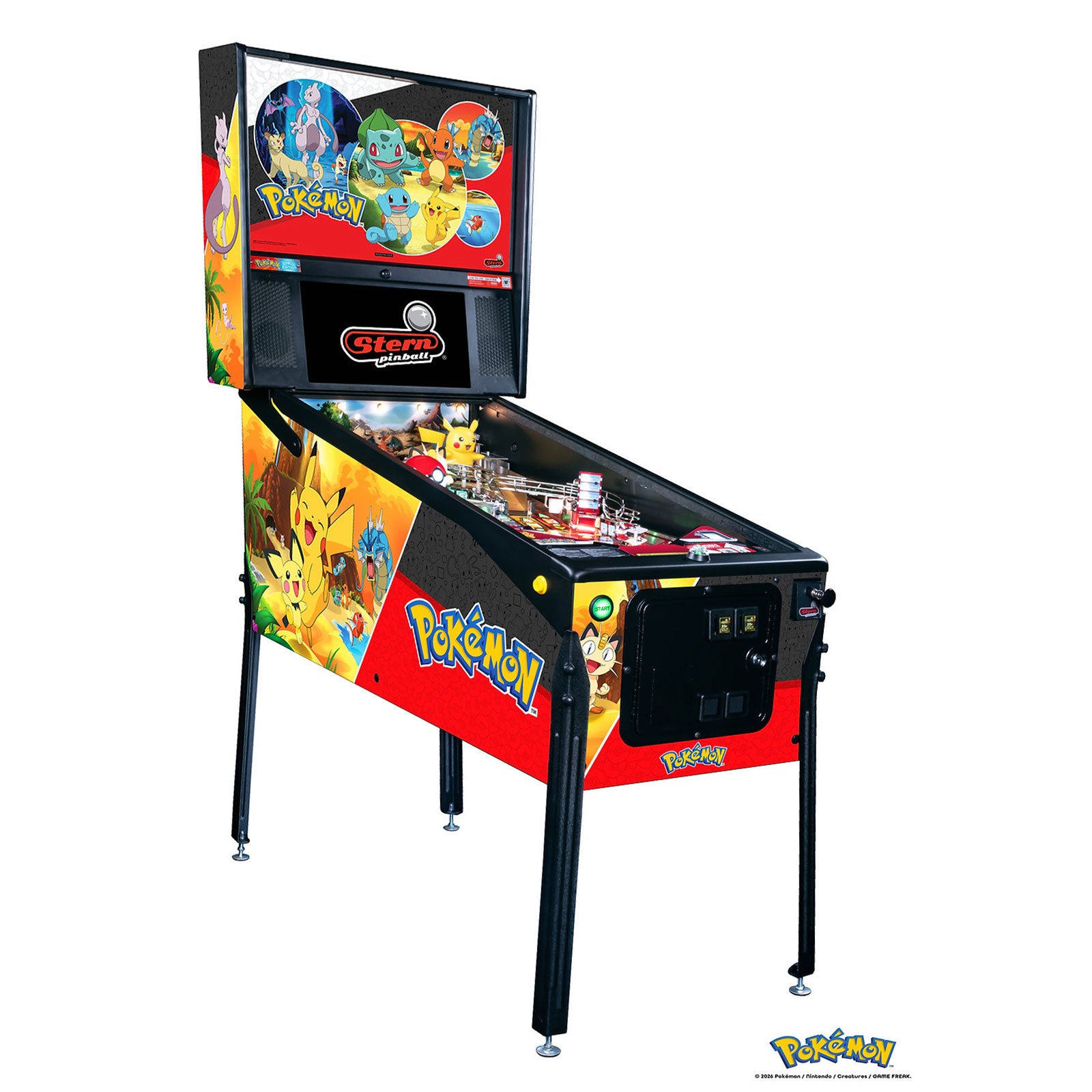 Nitro Pinball Pokémon Pro Stern Pinball Machine 