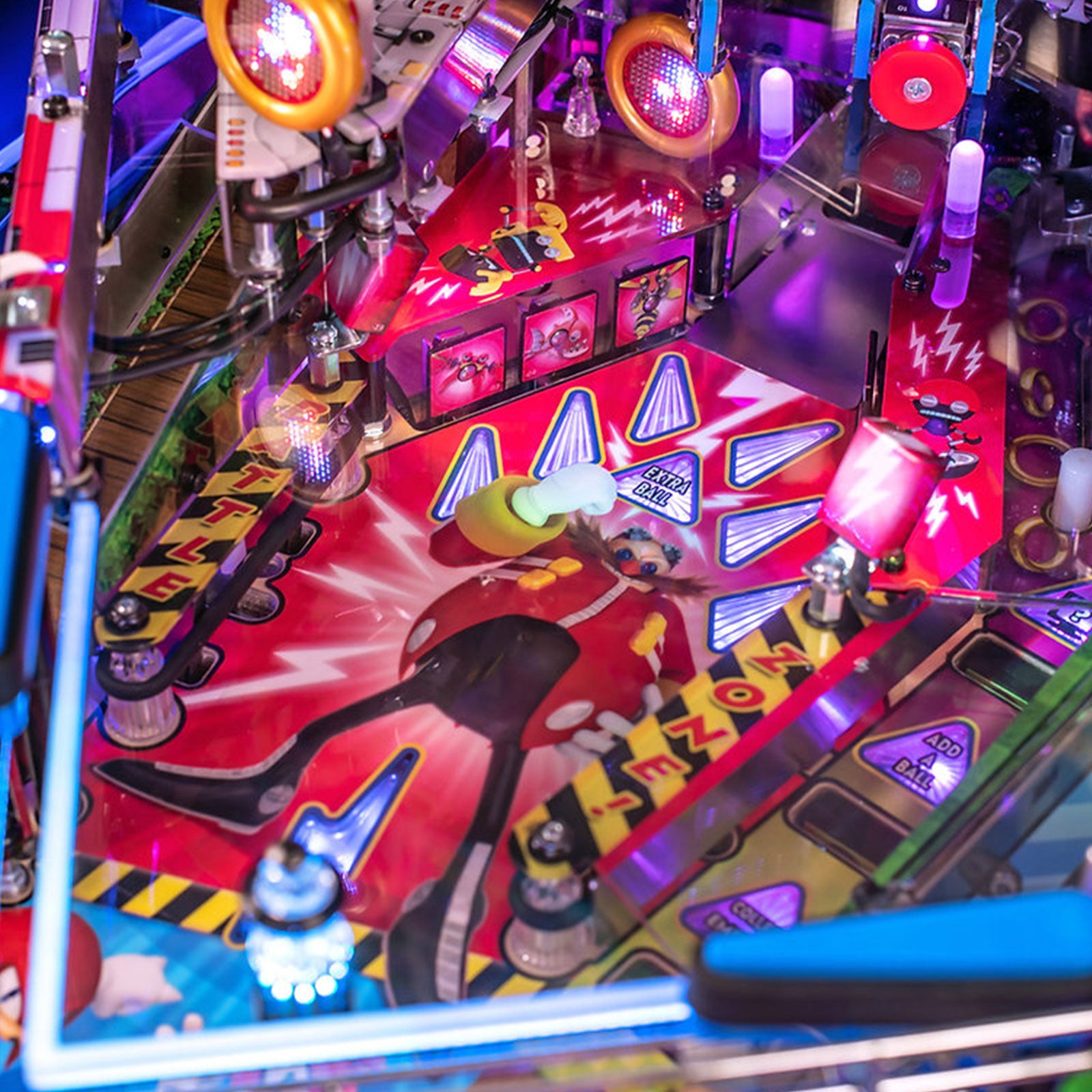 Nitro Pinball Sales SONIC The Hedgehog ARCADE Edition Jersey Jack Pinball Machine