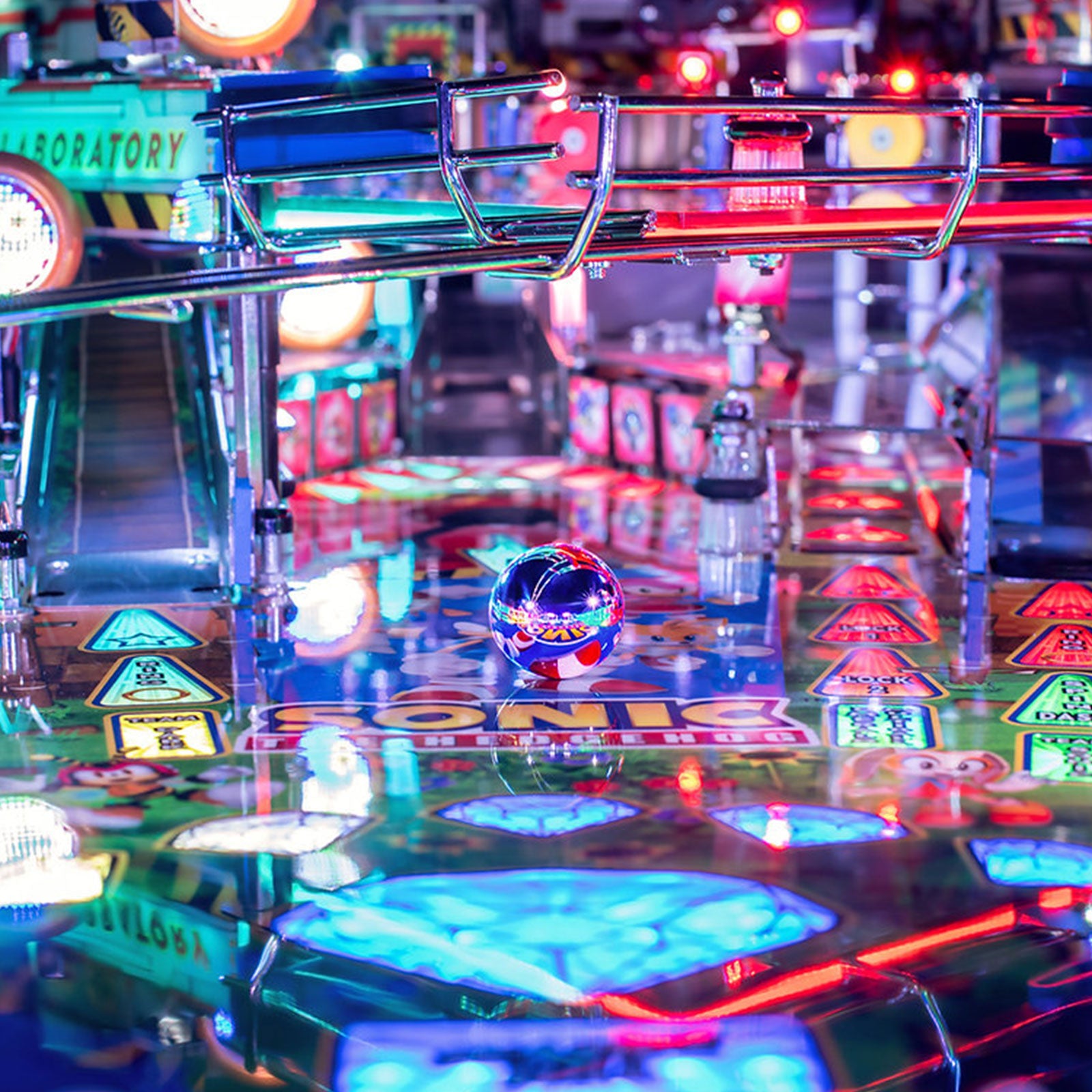 Nitro Pinball Sales SONIC The Hedgehog ARCADE Edition Jersey Jack Pinball Machine