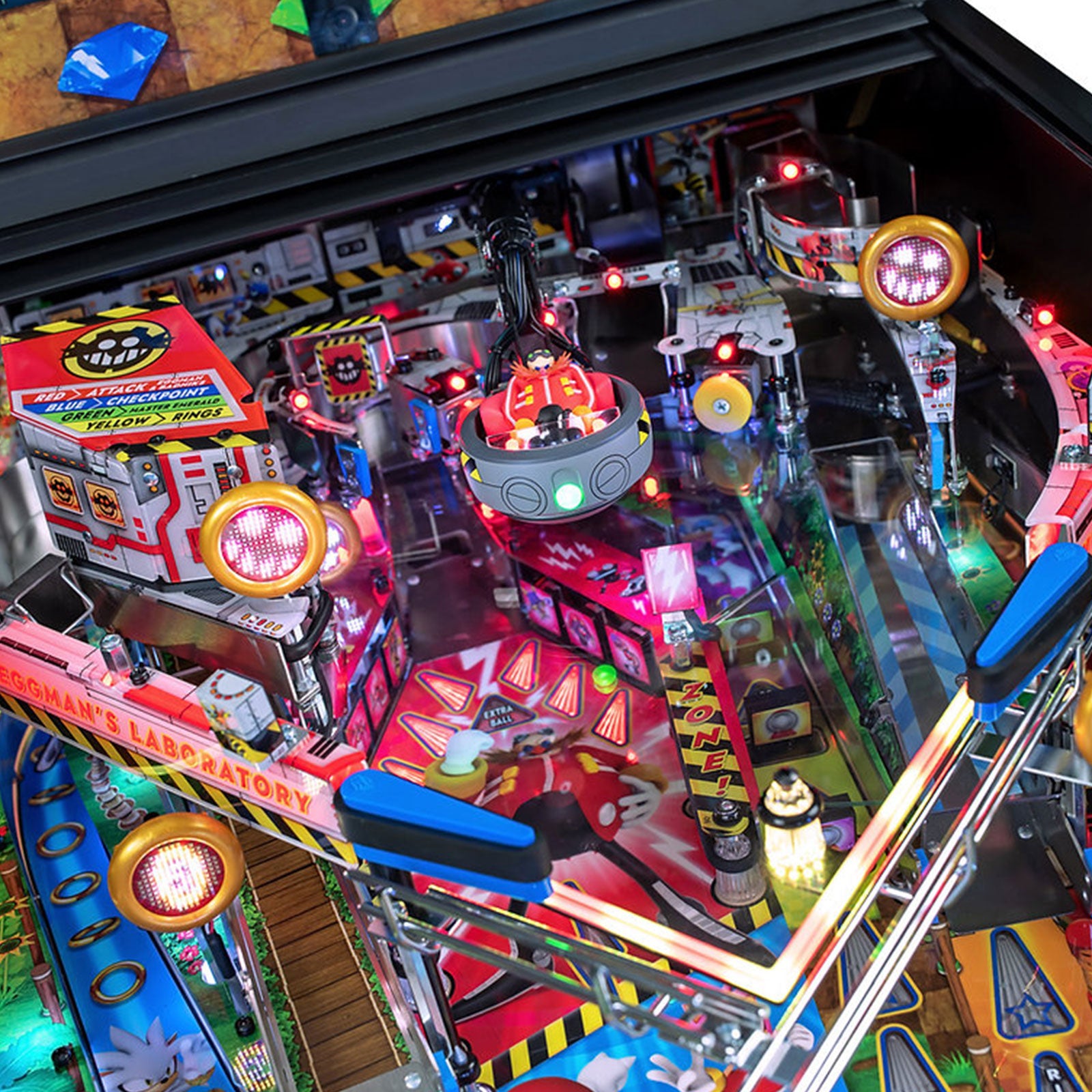 Nitro Pinball Sales SONIC The Hedgehog ARCADE Edition Jersey Jack Pinball Machine