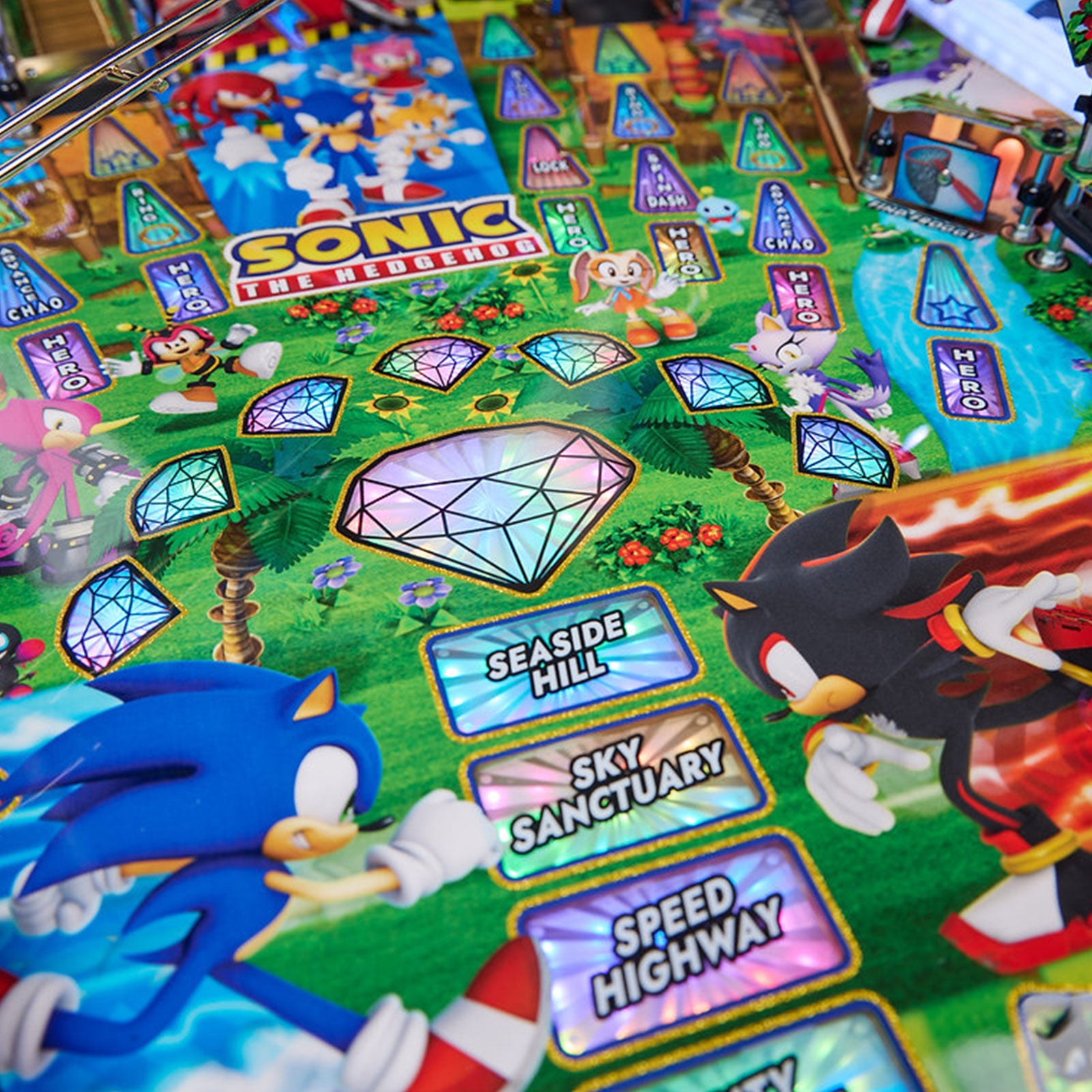 Nitro Pinball Sales SONIC The Hedgehog COLLECTOR Edition Jersey Jack Pinball Machine