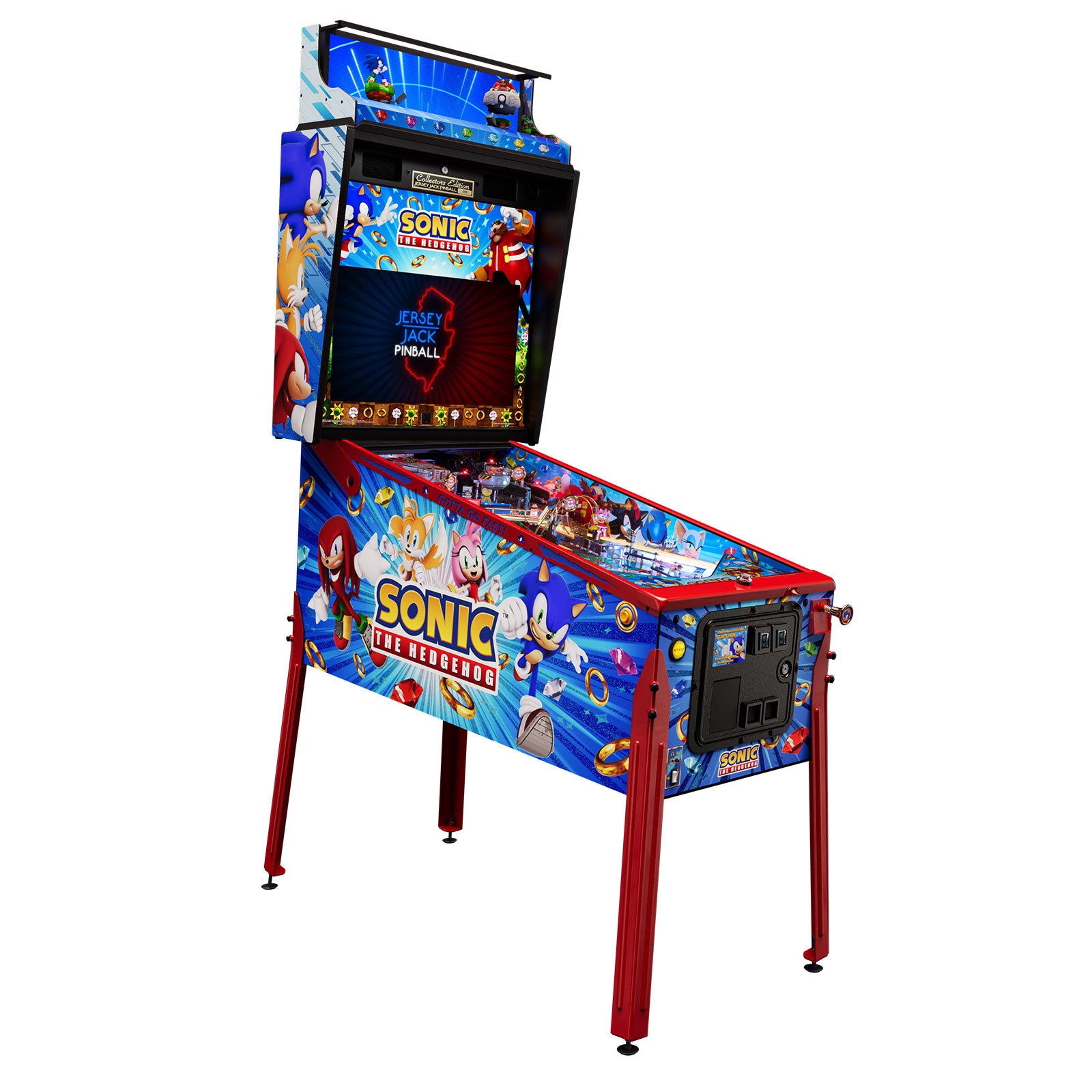 Nitro Pinball Sales SONIC The Hedgehog COLLECTOR Edition Jersey Jack Pinball Machine