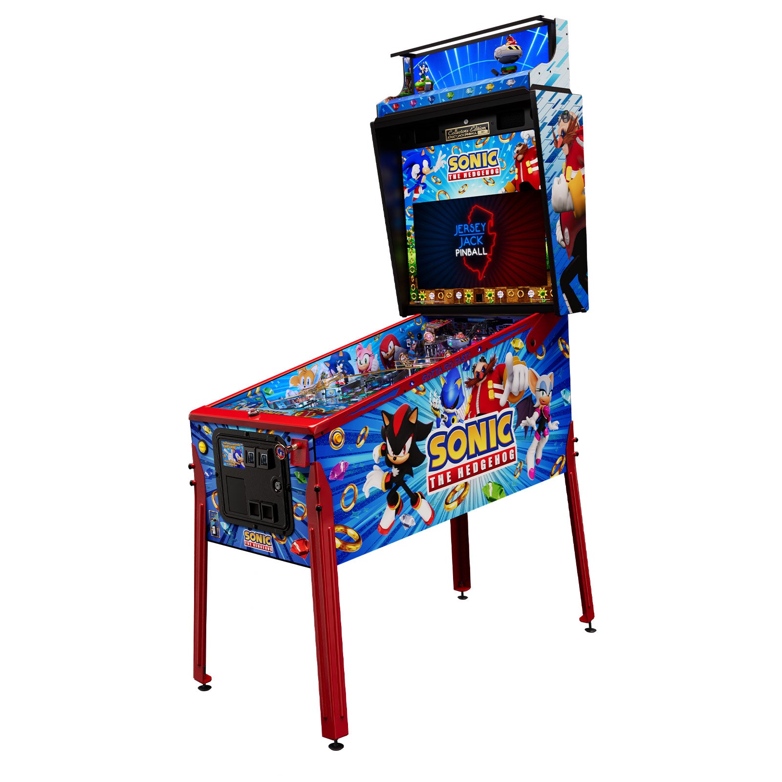 Nitro Pinball Sales SONIC The Hedgehog COLLECTOR Edition Jersey Jack Pinball Machine