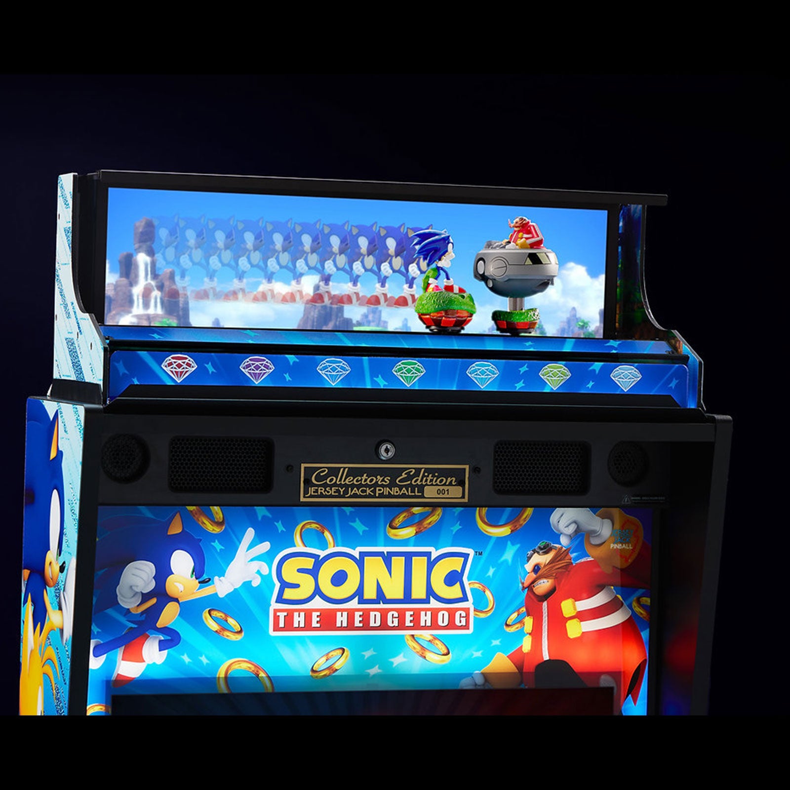 Nitro Pinball Sales SONIC The Hedgehog COLLECTOR Edition Jersey Jack Pinball Machine