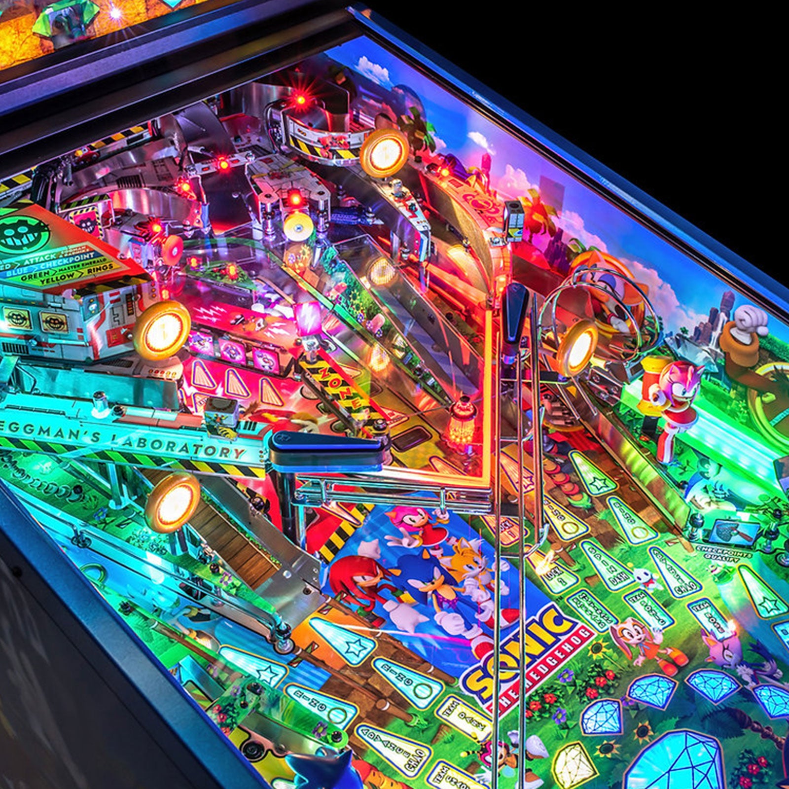 Nitro Pinball Sales SONIC The Hedgehog Special Edition Jersey Jack Pinball Machine
