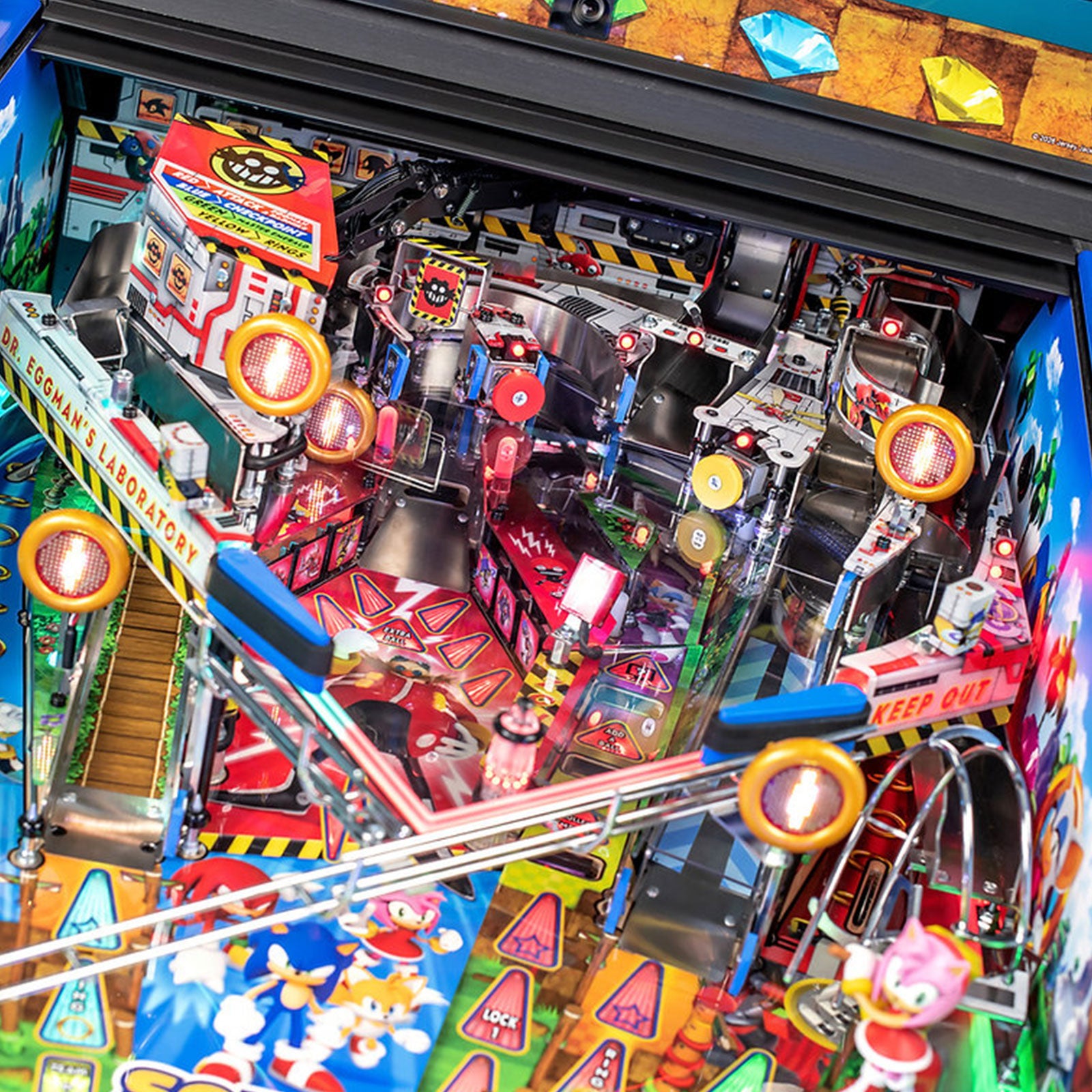 Nitro Pinball Sales SONIC The Hedgehog Special Edition Jersey Jack Pinball Machine