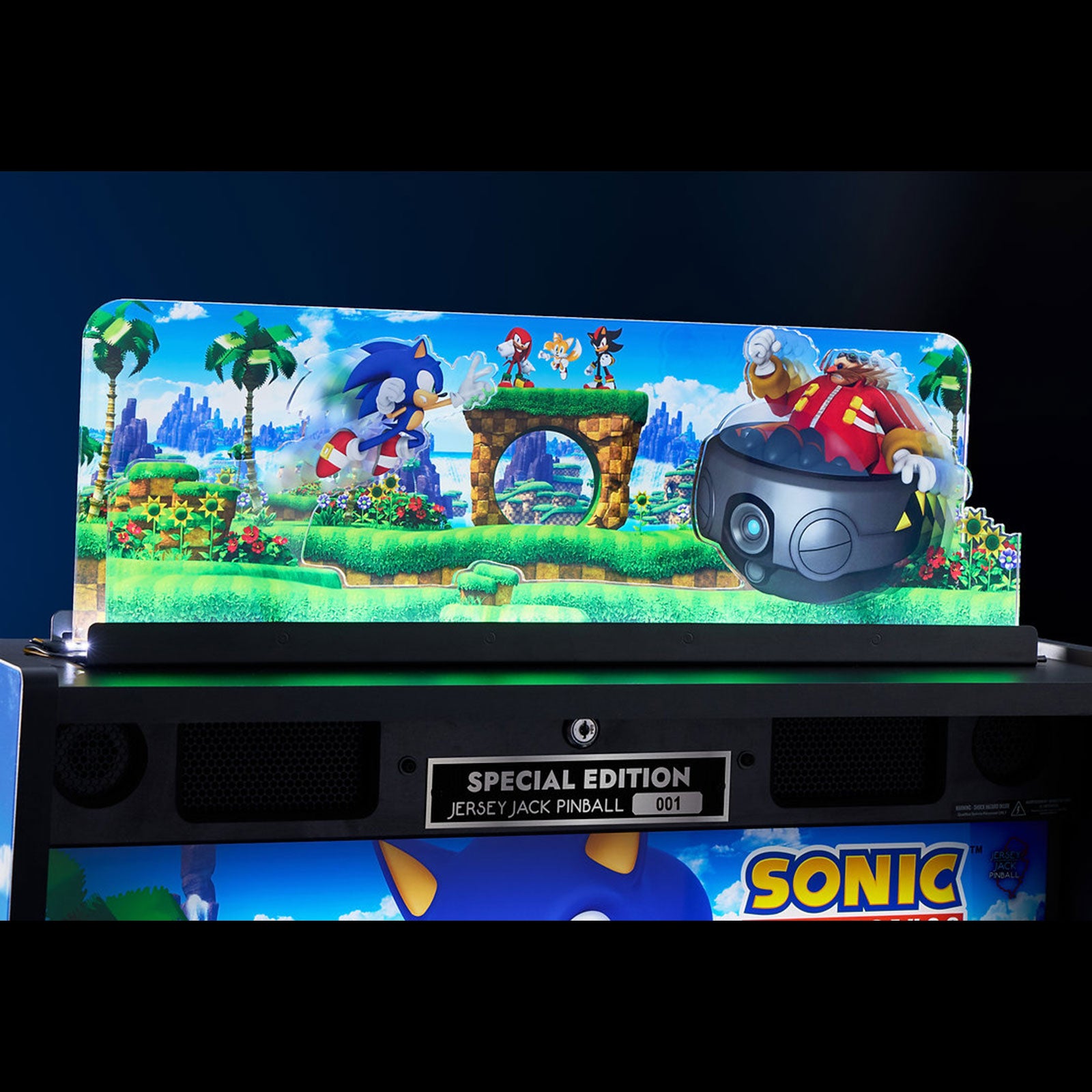 Nitro Pinball Sales SONIC The Hedgehog Special Edition Jersey Jack Pinball Machine