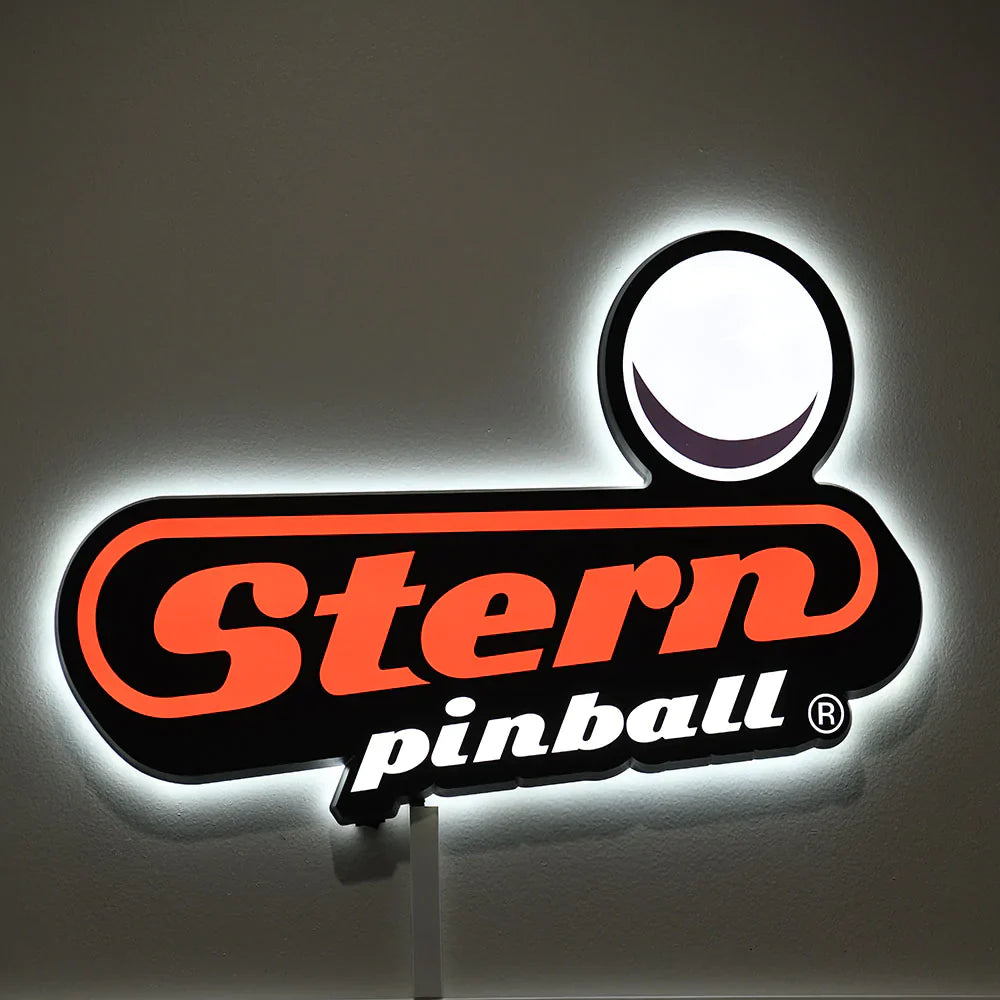 Nitro Pinball Sales Light Up Sign Pinball Accessories STERN "LOGO" LED SIGN