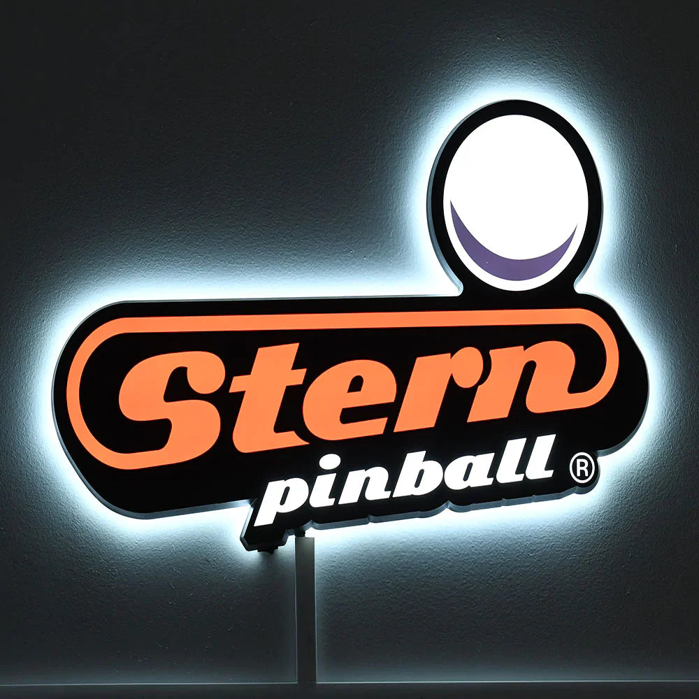 Nitro Pinball Sales Light Up Sign Pinball Accessories STERN "LOGO" LED SIGN