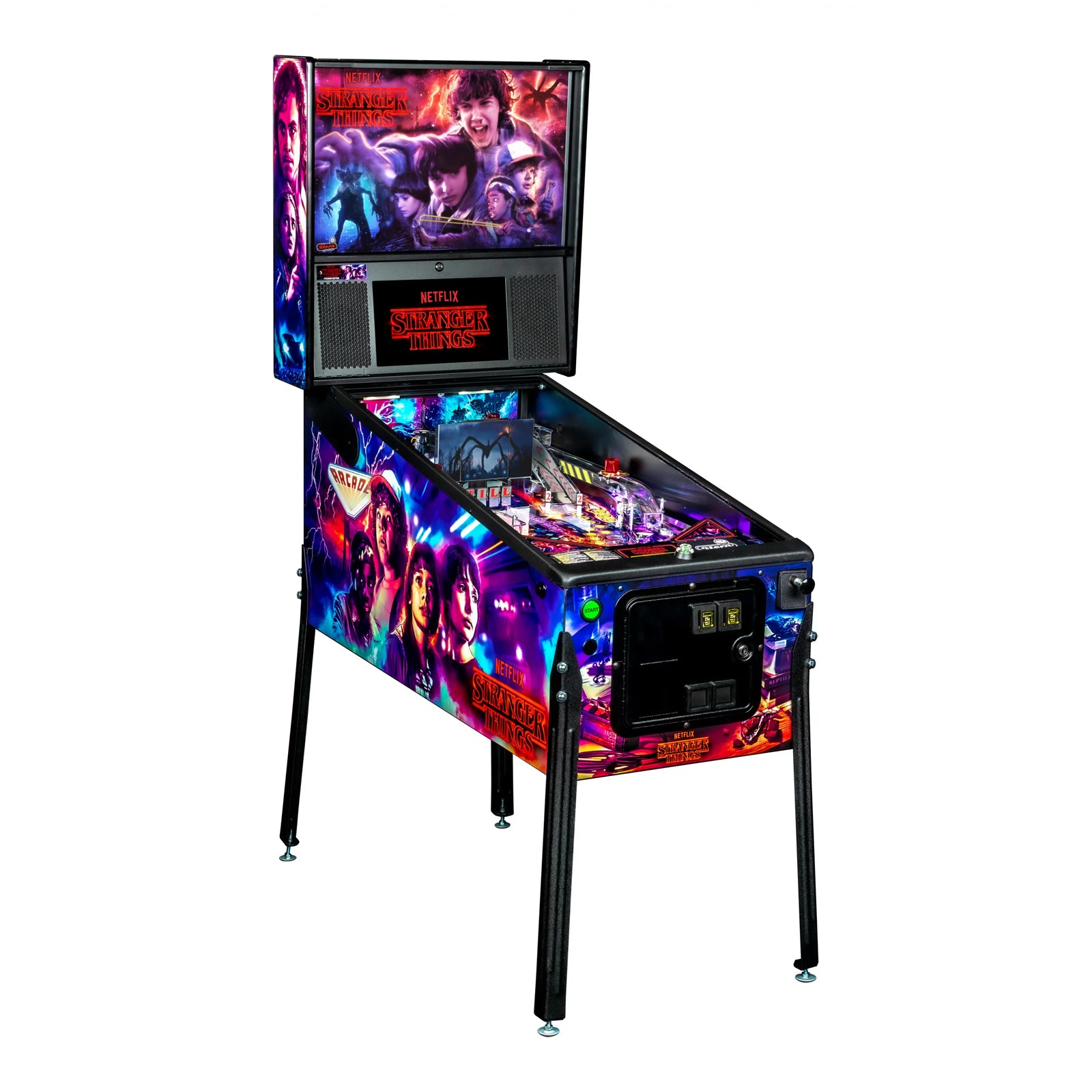 Nitro Pinball Sales USA Stranger Things Premium Stern Pinball Machine 