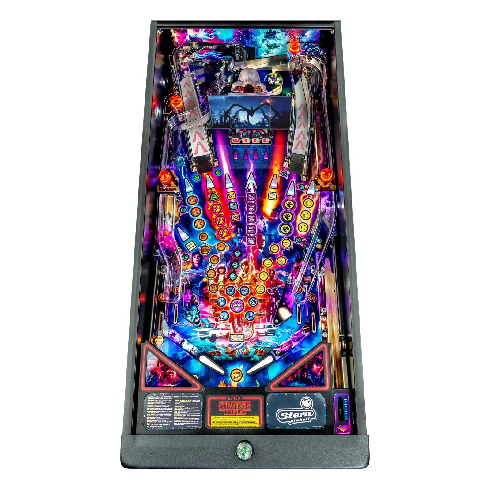 Nitro Pinball Sales USA Stranger Things Premium Stern Pinball Machine 