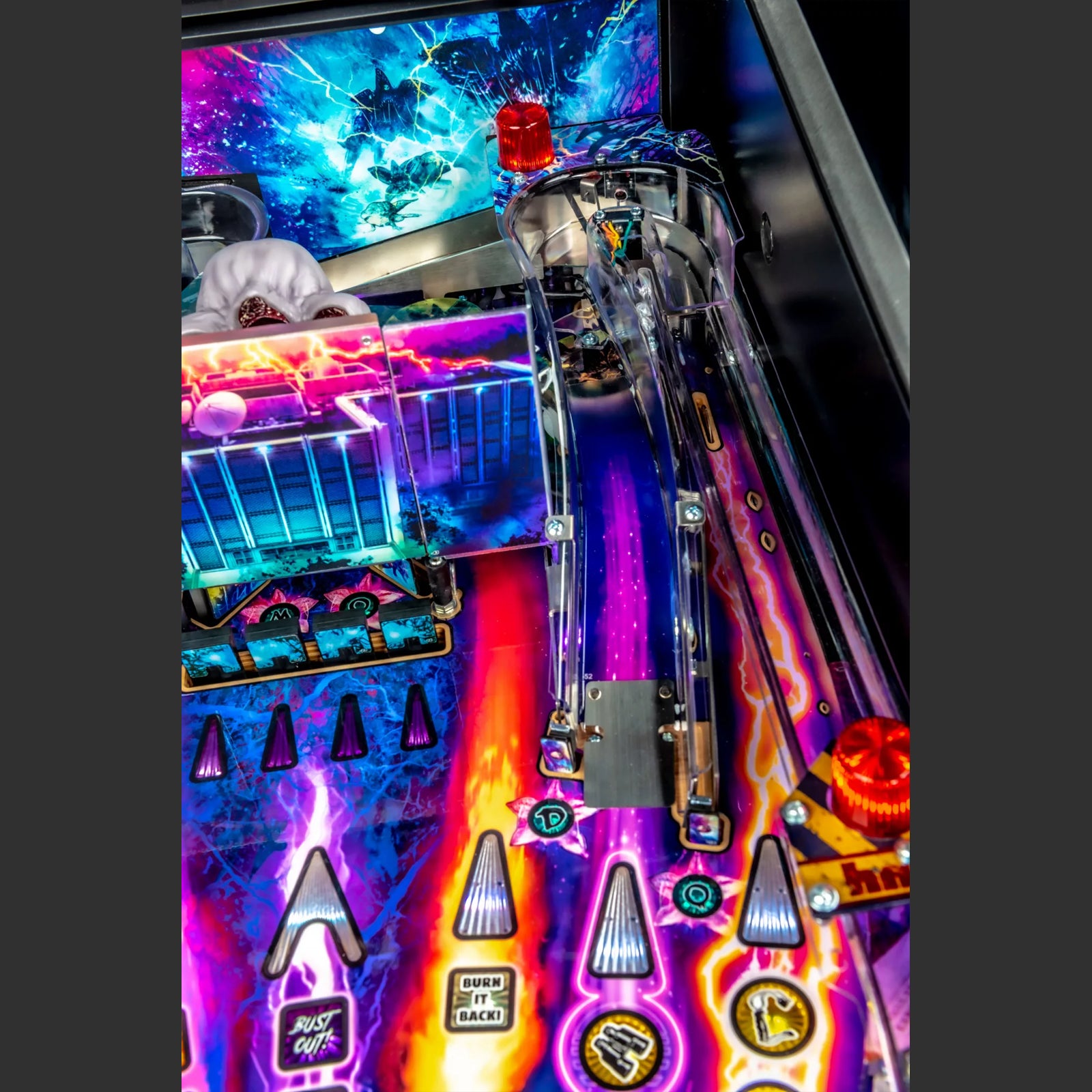 Nitro Pinball Sales USA Stranger Things Pro Stern pinball machine playfield